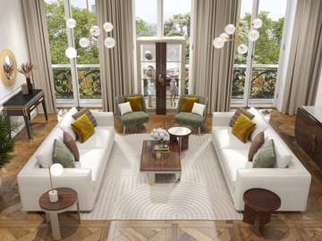 AMALFI - Round solid wood coffee table by Guerra Vanni - view 3